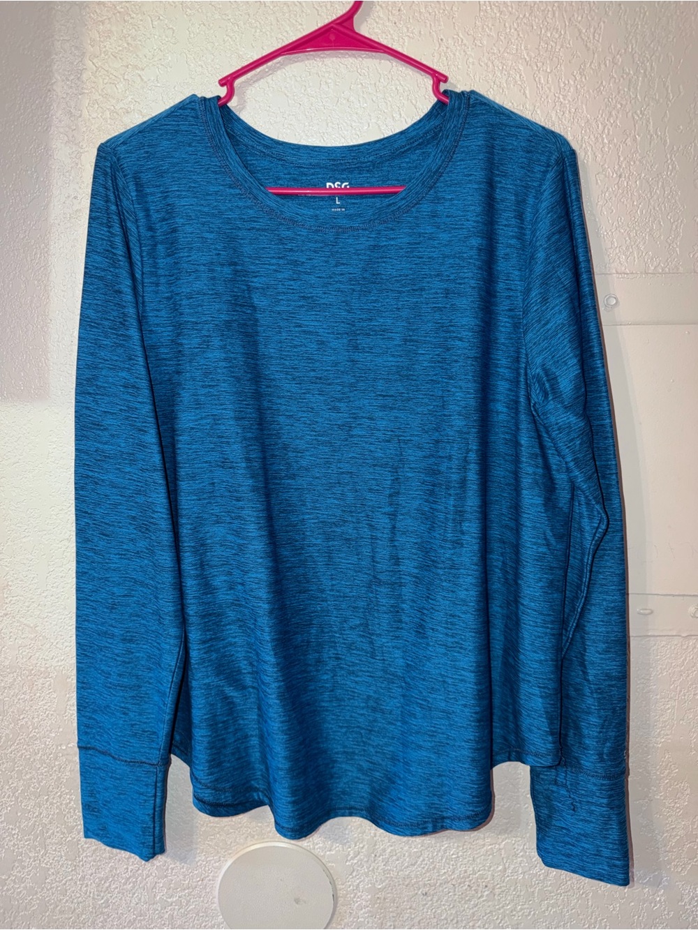 DSG Women's Long Sleeve Tee in Teal Blue